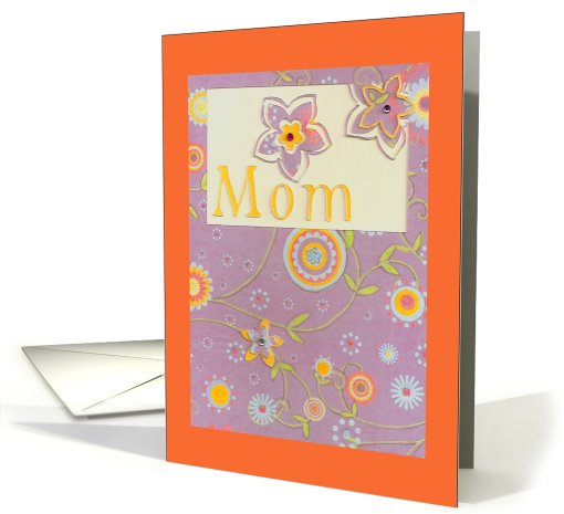 Pastel Purple Mother's Day card (415983)
