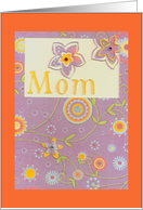 Pastel Purple Mother’s Day card