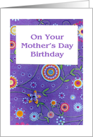 Birthday Mother’s Day card