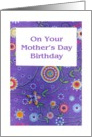 Birthday Mother’s Day card