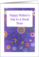 Single Mom Mother’s Day card