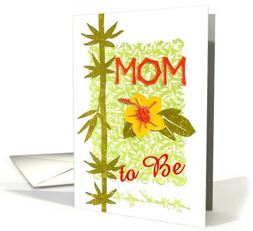 Mom to Be Bamboo Mother's Day card (416545)