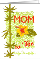 Mom to Be Bamboo Mother’s Day card