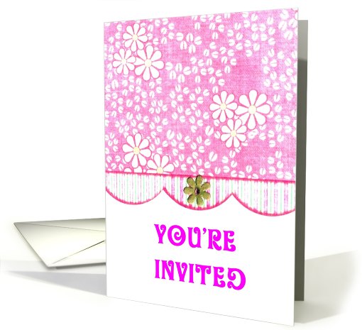 Posies General Invitation card (499336)