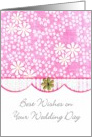 Posies Wedding Wishes card