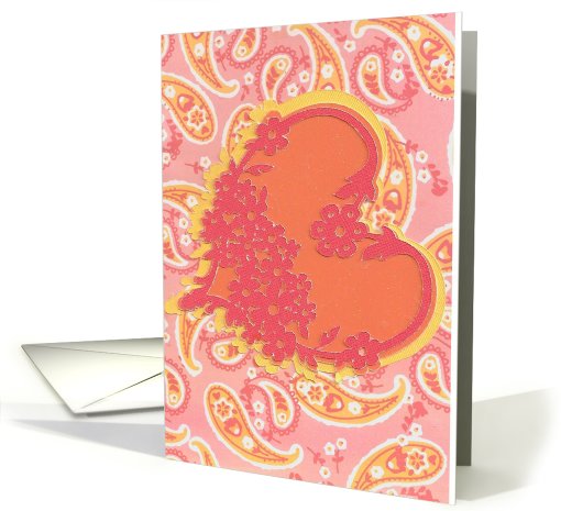 Paisley Heart Birthday card (570256)