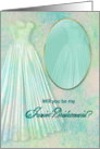 Bridal Party Invittion - Junior Bridesmaid - Mirror Reflection card