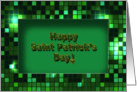 St. Patrick’s Day - Green Pixels - Frame card