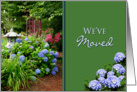 We’ve Moved - Hydrangea Garden card