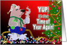 Holiday (Christmas) - Bear - Decorations card