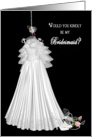 BRIDAL PARTY INVITATION - DRESS - BRIDESMAID card