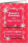 Season’s Greetings and Happy New Year - Business - Name card