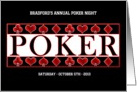 Poker Night - Invitation card