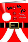 Christmas - Santa Suite - Ho Ho Ho - Red card