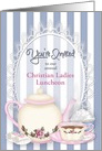 You’re Invited - Luncheon or Tea Time - Tea cup and Pot card
