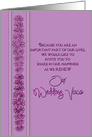 Renewing Wedding Vows - Invitation - Radiant Orchid - Floral card