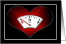 HEART FUEL GAUGE - EMOTIONS - CONCEPT card