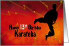 13th Birthday, Karate, Action figure, Lightening Rods card
