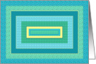 Abstract Blank - Shades of Blues/Green/Yellow - Texture card