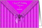 Birthday, Sweet 13th Party Invitation, Insert Name, Faux Jewels card