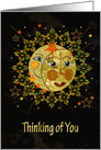 Thinking of You, Blank, Sun, Moon and Stars to me, Abstract Sun/Moon card