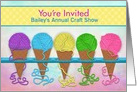 You’re Invited, Personalize for Crafts, Sewing Events, Yarn Cones, card