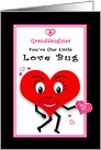 Valentine’s Day, Granddaughter, You’re OUR Little Love Bug card