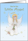 Valentine’s Day, You’re Our Little Angel, Sweet Angel and Stars card