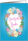 Birthday, Daughter, Feminine, Assortment of Colorful Daisies card