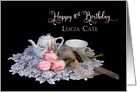 Birthday, Custom Order, Tea Set, Lucia Cate card