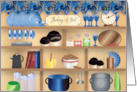 Thinking of You Grandma’s Old Fashion Pantry with Dishes and More card