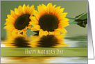 Mother’s Day, Sunflowers and their Reflections card