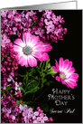 Mother’s Day, Secret Pal, Bright and Beautiful Fuchsia flowers card