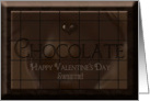Valentine’s Day - Chocolate Candy Bar - Sweetie -Child card