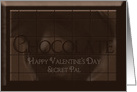 Valentine’s Day, Secret Pal, Chocolate Candy Bar card