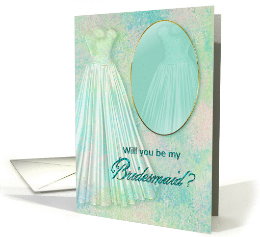Bridal Party Invittion - Bridesmaid - Mirror Reflection card (1017985)