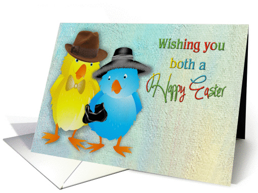 Happy Easter - Both of You - Dress-up Chicks card (1033635)