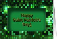 St. Patrick’s Day - Green Pixels - Frame card