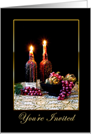 You’re Invited - Melting Wax Candles (Italian Flare) card