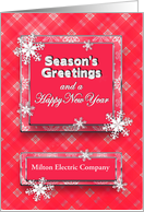 Season’s Greetings and Happy New Year - Business - Name card