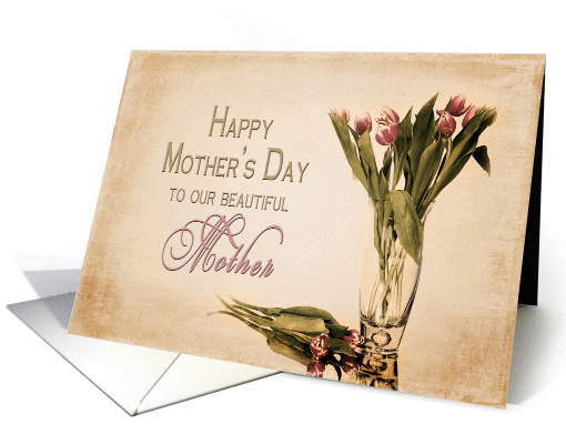 MOTHER'S DAY - Mother - Vintage Tulips card (1275558)