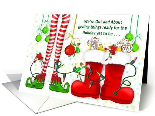 Christmas - Humor - Busy Elfs and Fairies card (1325398)