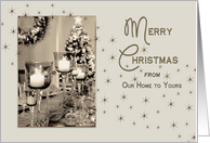 Christmas - Our Home to Yours - Table Setting - Beige/Vintage card