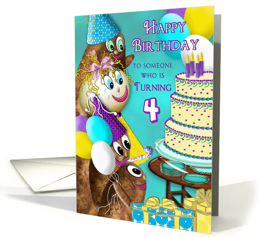 BIRTHDAY (4nd) - Potato Family Collection card (1357344)
