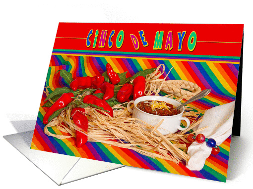 Cinco de Mayo - Fiesta Party Invitation - Chilli card (1405080)