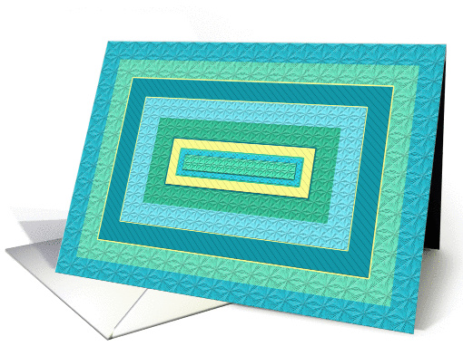 Abstract Blank - Shades of Blues/Green/Yellow - Texture card (1437592)