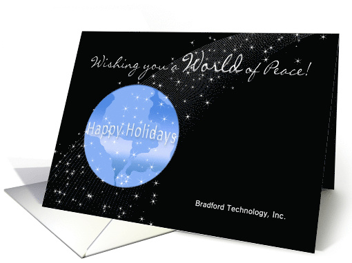 Christmas - World of Peace, Business card (1457738)