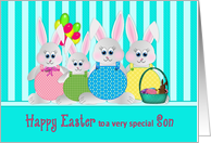 Easter - Son - Family of Bunnies card