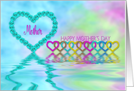 Happy Mother’s Day - Mother - Rose Hearts and Reflections card