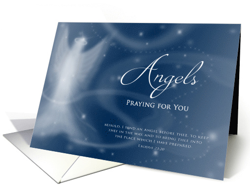 Angels - Praying for You - KJV Scripture Verse card (1513522)